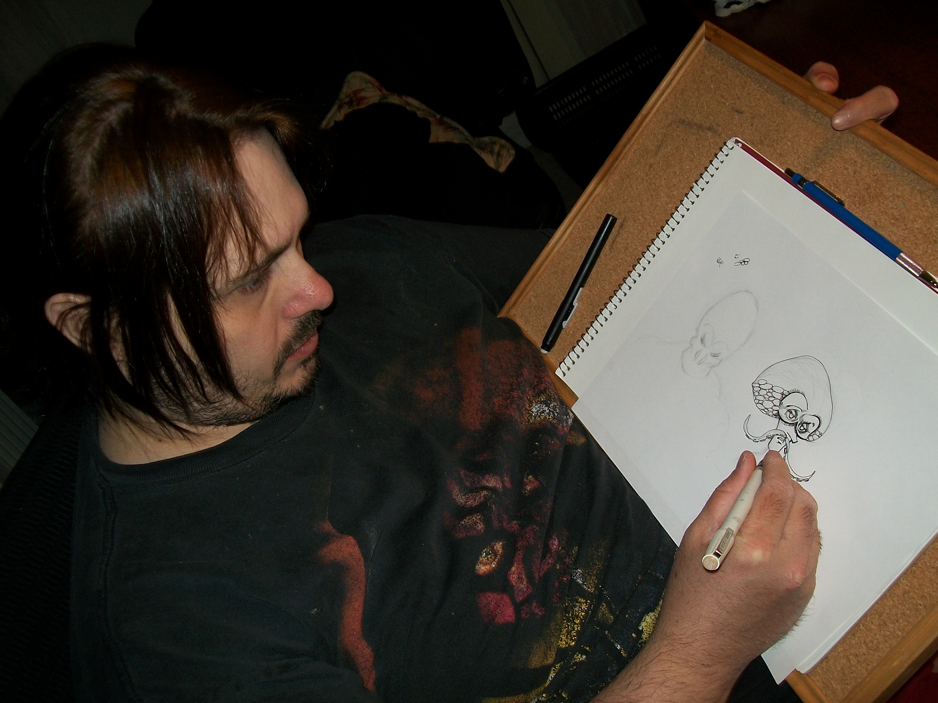 A bit of a sneak peek at one of the villains on the new game/series coming up in our Indiegogo project!